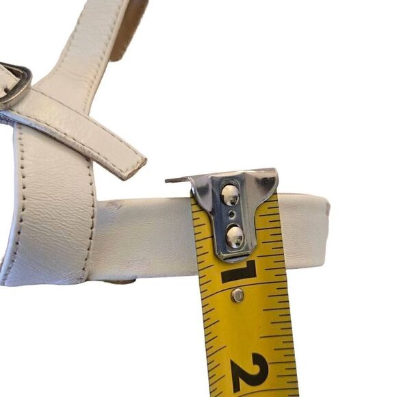 Vaneli Womens White Multicolor Fringe Low Sandals Size 7 - Picture 5 of 10